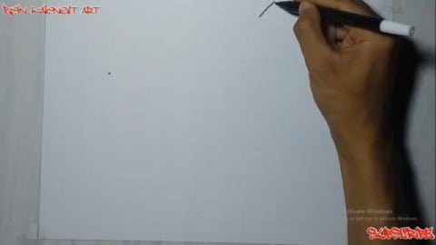 Drawing Grafiti Letter E