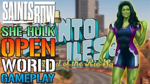 Saints Row: SHE-HULK! Open World Gameplay! Target Mission...