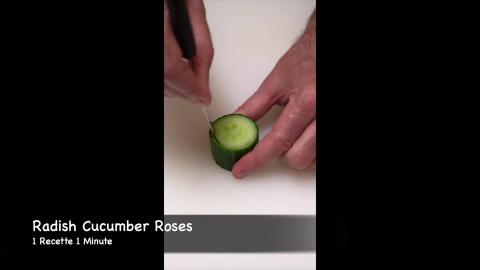 Radish Cucumber Roses (shorts)