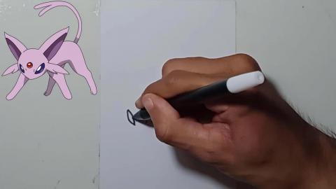 Draw pokemon espeon shorts