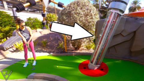 Crazy One Of A Kind Mini Golf Course! - Amazing and Uniqu...