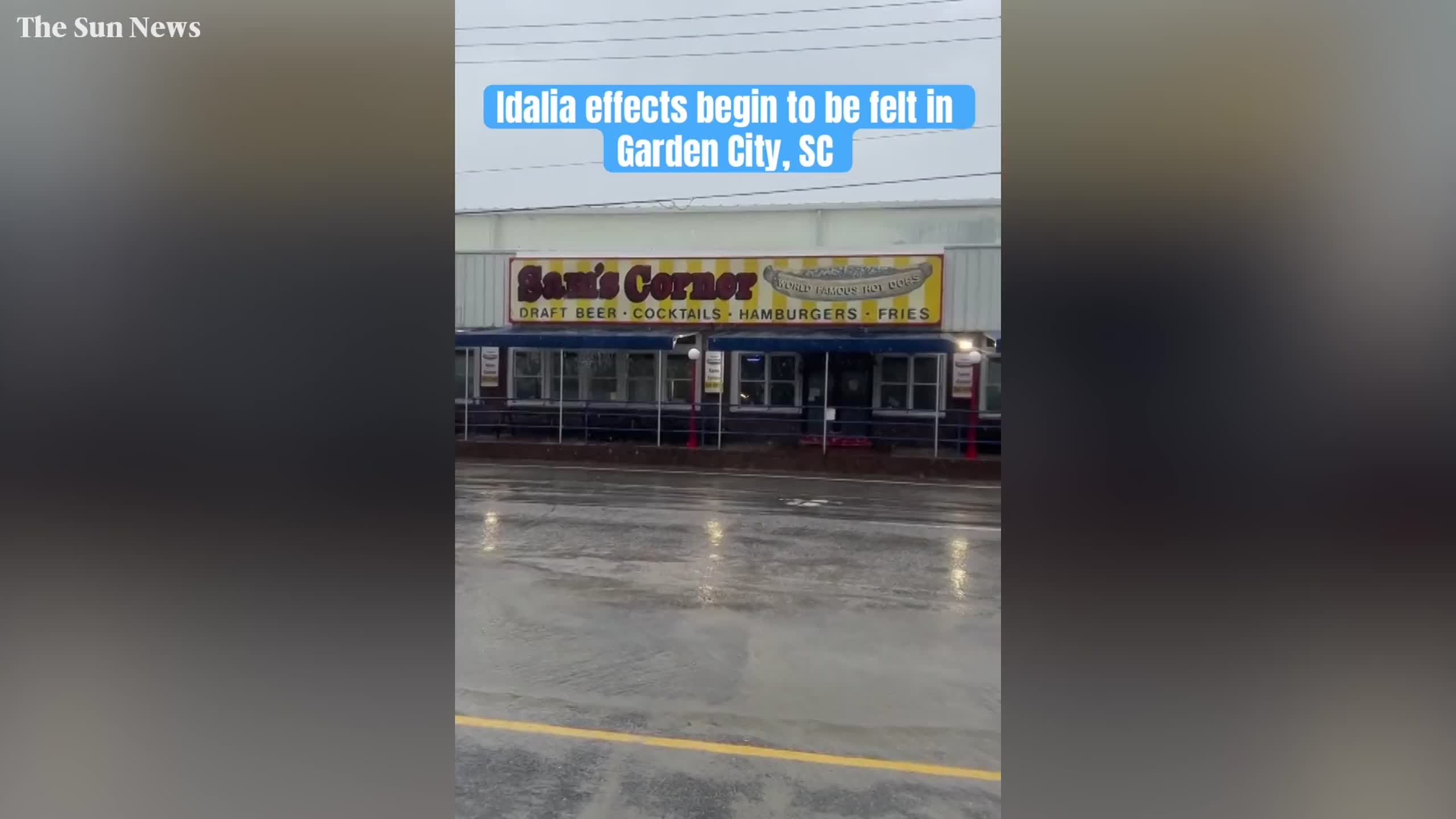 Garden City SC Begins To Feel The Impact Of Idalia Myrtle Beach Sun News