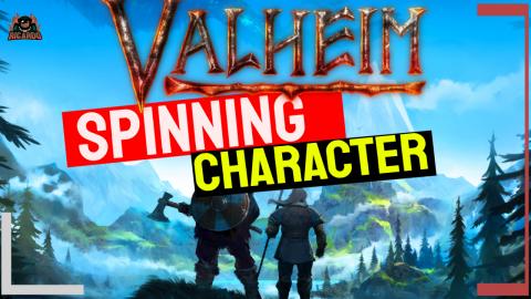 Valheim Character creation stop your character spinning