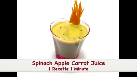 Two Healthy Juices with Spinach