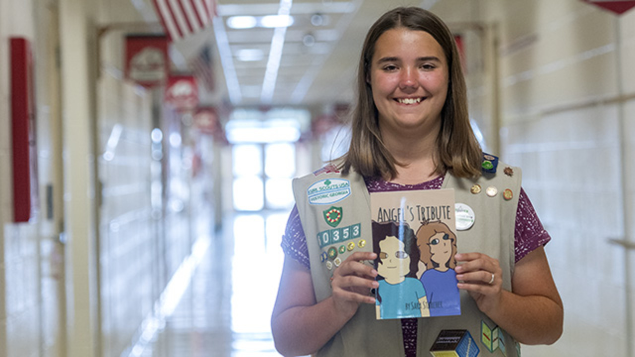 Girl Scout obtains Silver Award after publishing antibullying
