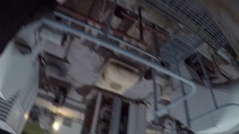 POV ABANDONED FACTORY ROOFTOP