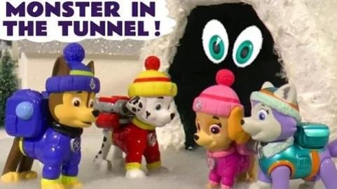 Paw Patrol Monster in the Tunnel Full Episode Rescue with...