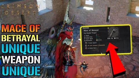 Crimson Desert: "Mace Of Betrayal" Unique Weapon Guide! H...