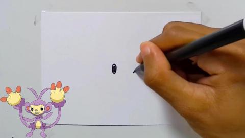 Draw Pokemon ambipom shorts
