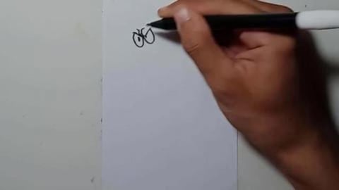 Drawing Graffity Character walking mummy shorts