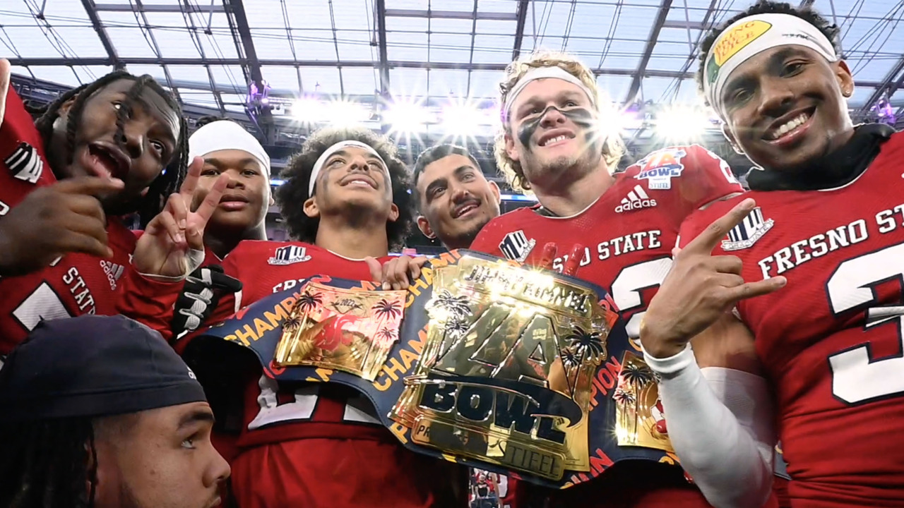 The unique belt Fresno State is playing for in Jimmy Kimmel LA