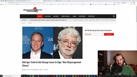 Bob Iger Admits to Trying to Shut George Lucas Up About D...