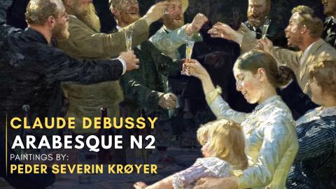 Claude DEBUSSY - Arabesque N2 ( Featuring paintings by Pe...