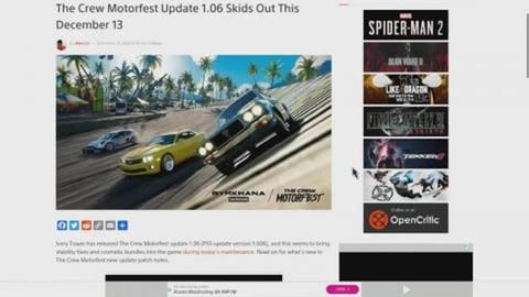 New Crew Motorfest Update 1.06 Possible Downtime Dec,13th...