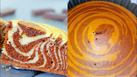 How I Make Tiger-Zebra Sponge Cake 