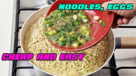 Noodles, eggs dish how to prepare this delicious dish. Ch...