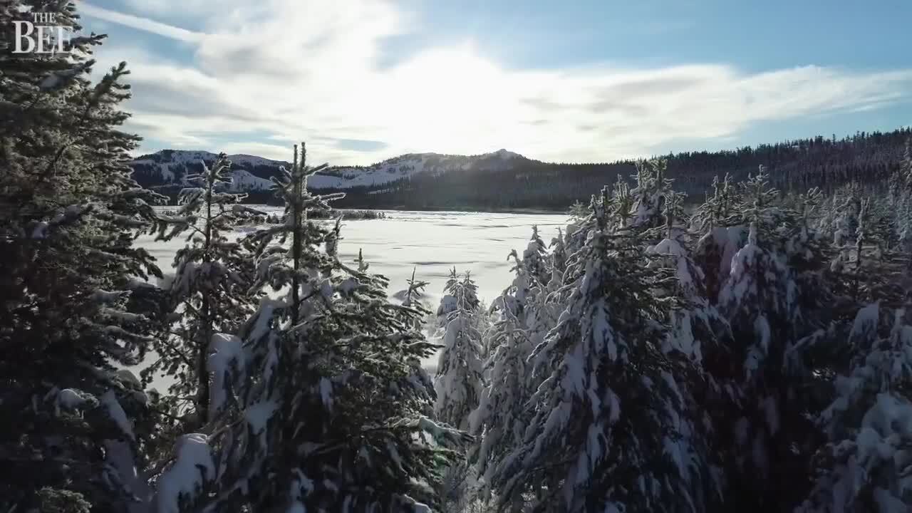 Drone Video Shows Snow Over Donner Summit In Sierra | Sacramento Bee