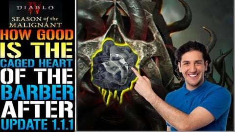 Diablo 4: Caged Heart Of The Barber After Update 1.1.1! H...