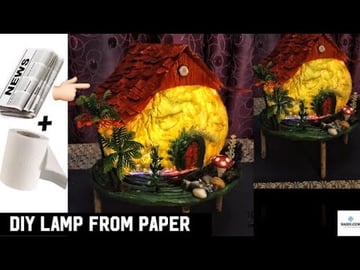 Lamp from Tissue Paper- Nassi. com