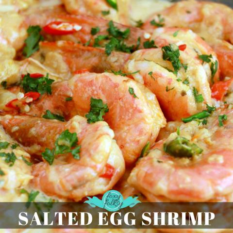 Spicy Salted Egg Shrimps