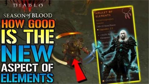 Diablo 4: Aspect Of Elements Is Amazing! How Good Is This...