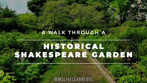 Virtual Walk Through The Shakespeare Garden | Nature Ther...