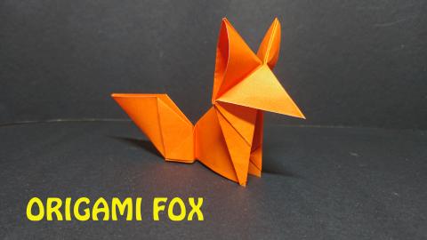 FOX | Origami tutorial | 4K 