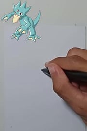 Drawing Pokemon GOLDUCK