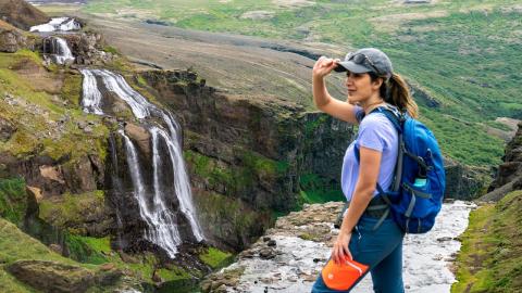 Hiking to Glymur Waterfall | Iceland Ring Road Trip (Day ...