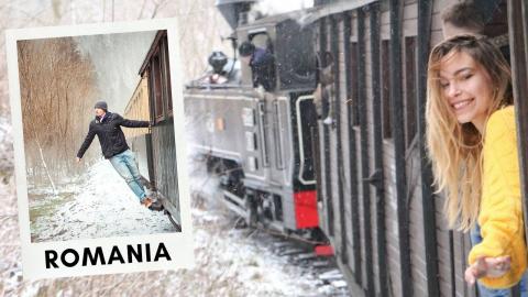 UNBELIEVABLE STEAM TRAIN in ROMANIA - Mocănița Railway