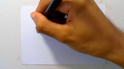 Drawing witch girl graffiti shorts