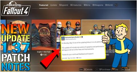 Fallout 4: NEW Update 1.37 Fixes The Creation Club & HDR!...