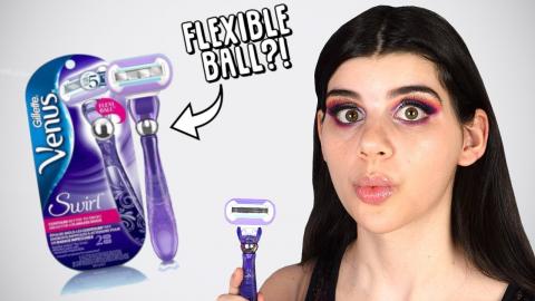 FLEXIBLE RAZOR BALL...WHAT?! Gillette Venus Swirl Review ...