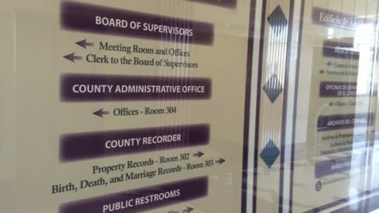 Paul Dictos talks about the new office for Fresno County recorder