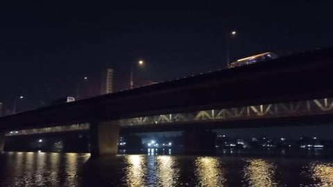 Double Bridges Over River Hooghly During Night | Nivedita...