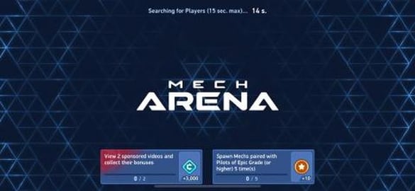 Mech arena: 20/12 MD gameplay (second MVP)