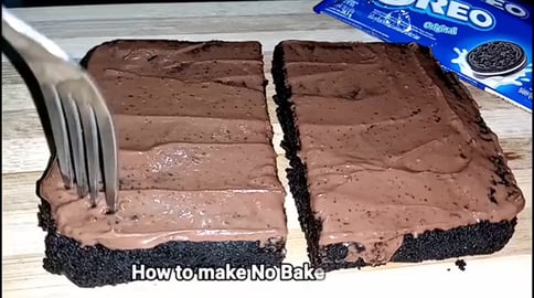 TasteHC101 _ NO BAKE OREO CAKE
