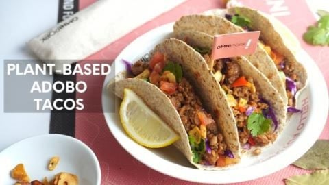 Plant-based Filipino Adobo Taco Recipe