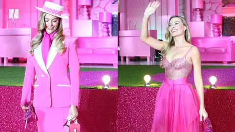 Margot Robbie Keeps Finding New Ways to Wear All Pink, All the