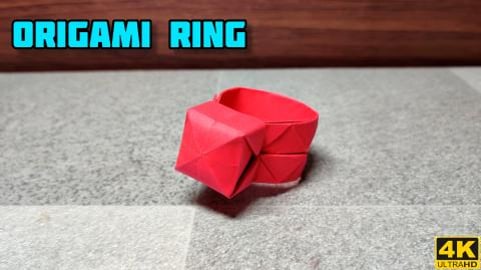 Origami Ring | Origami tutorial | Paper craft