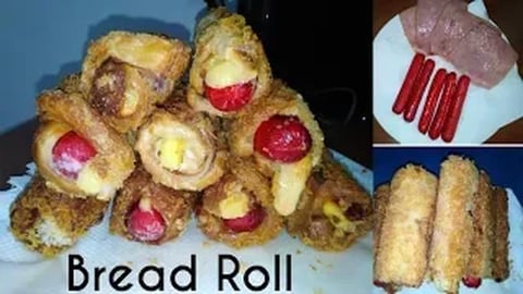 TBPH37 _ Bread Roll Recipe _ Hotdog Roll _ Ham Roll
