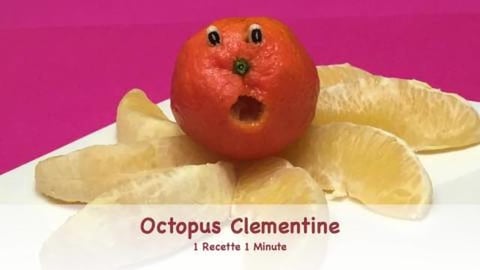 Clementine Octopus / Fruit Garnish (shorts)