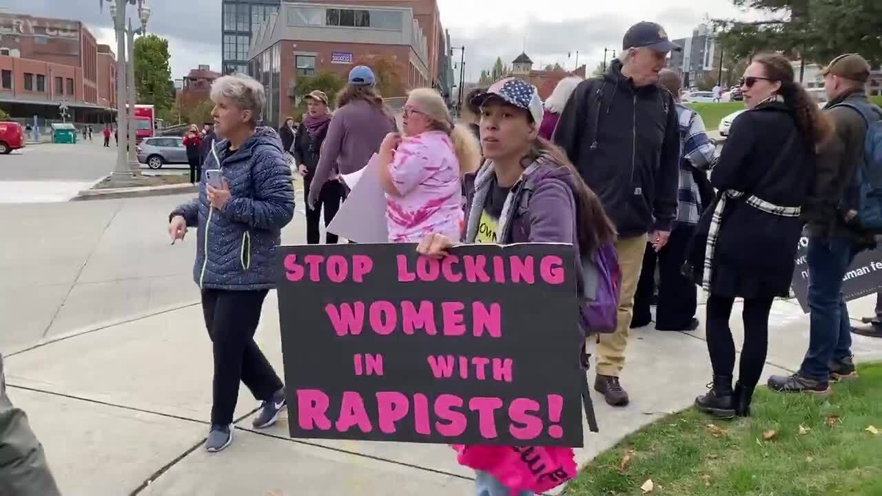 Feminists from both sides meet at trans rights rally and receive