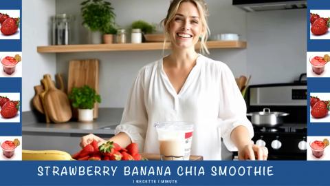 Easy Yummy Healthy: Strawberry Banana Chia Smoothie Recip...