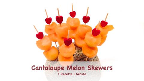 Cantaloupe Melon Skewers (shorts)