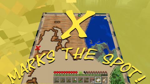 Finding A Buried Treasure In Mincecraft!