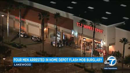 2 of 4 suspects arrested after robbery at Home Depot in Lakewood are teens, LASD says