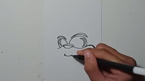 Drawing Graffity Character alien beards shorts