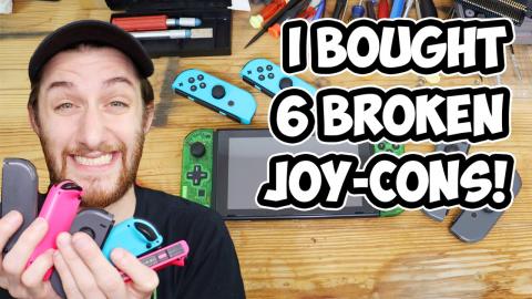 I Bought 6 BROKEN Switch Joy-Cons for $100! Will I Make A...