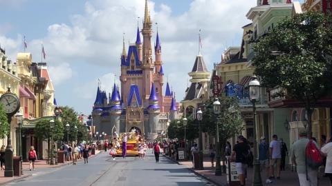 FIRST LOOK - Magic Kingdom - Mickey Cavalcade from Main S...